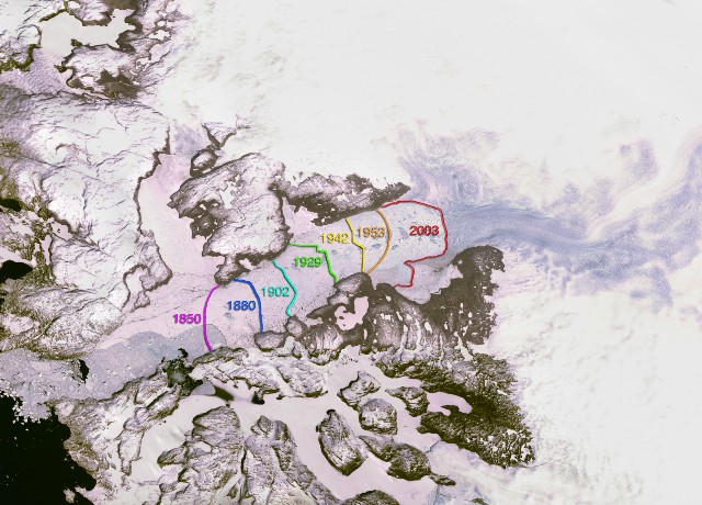 Illulisat glacier trend